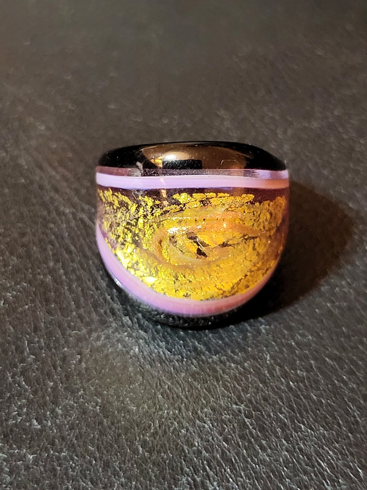 Bague Lips en verre de Murano