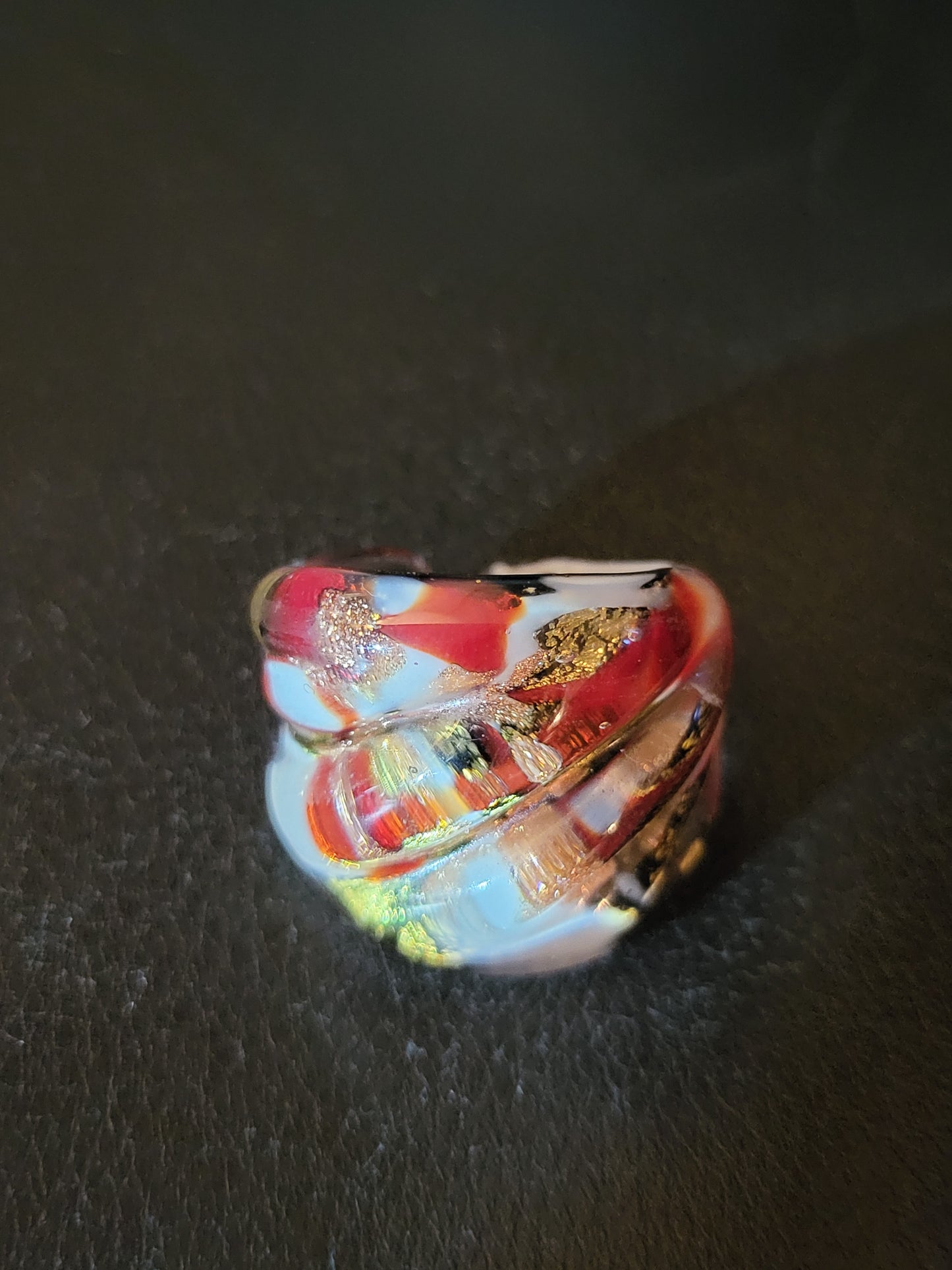 Bague Life en verre de Murano