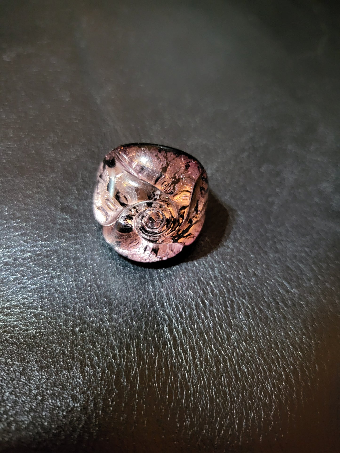 Bague Spiralia en verre de Murano