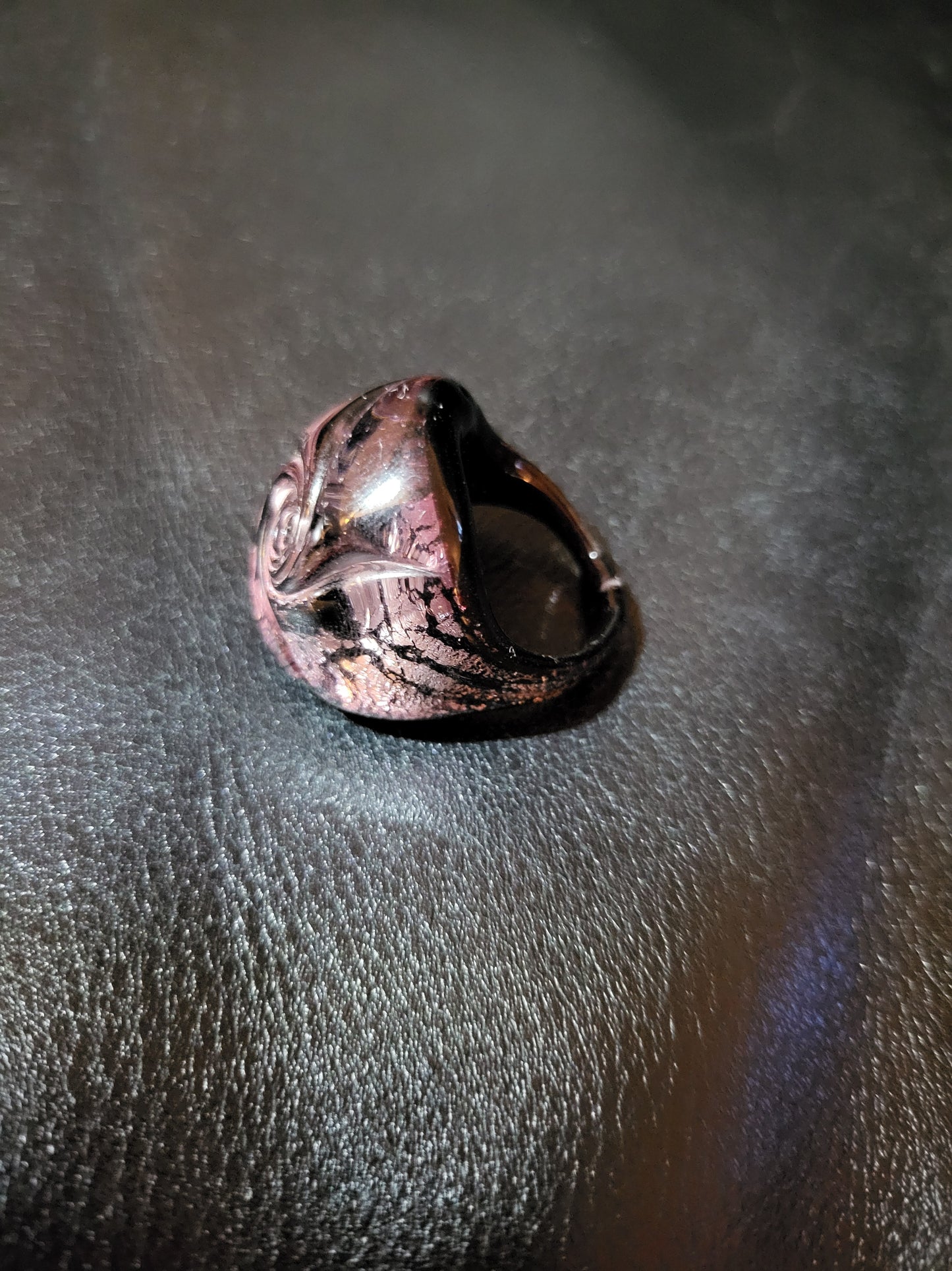 Bague Spiralia en verre de Murano