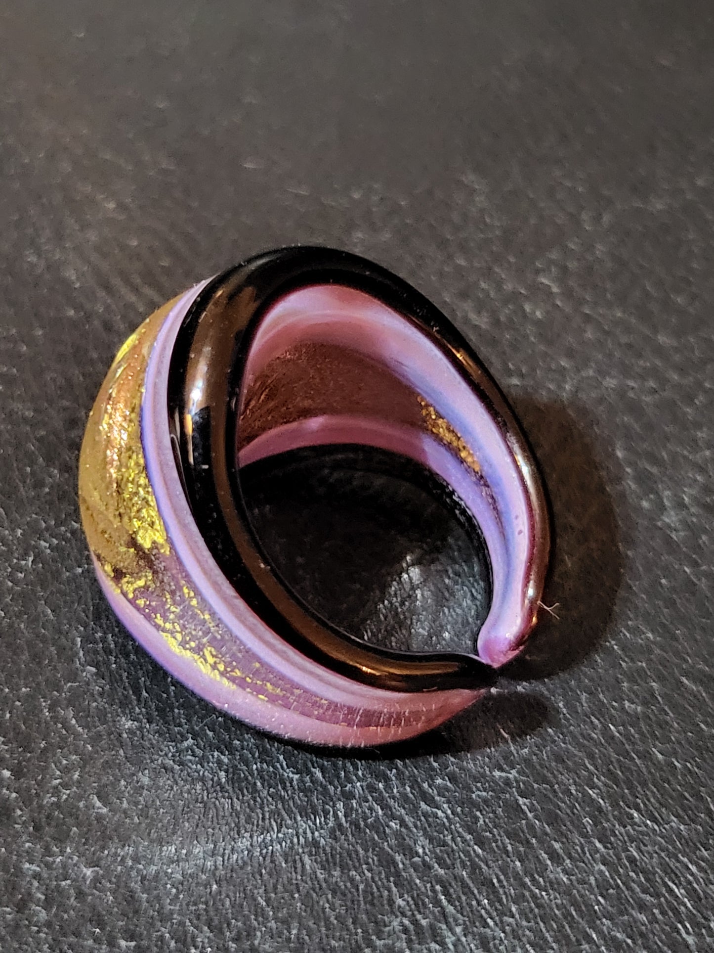 Bague Lips en verre de Murano
