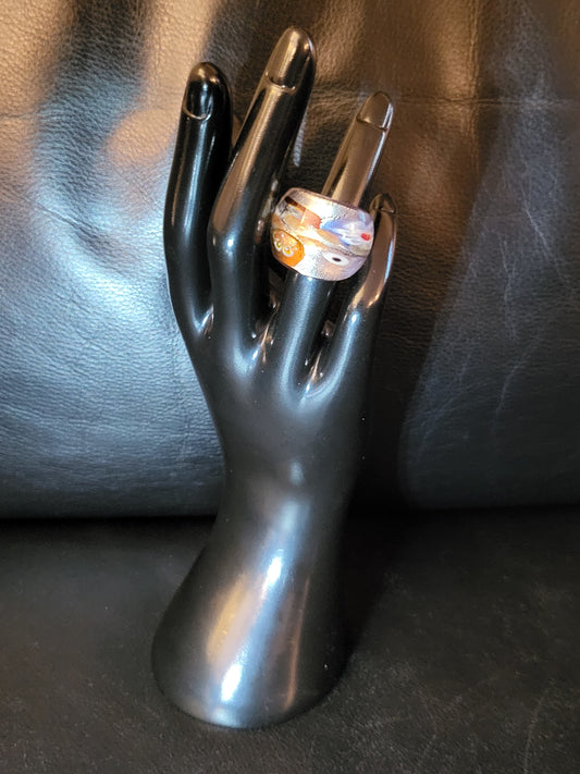 Bague Flora en verre de Murano