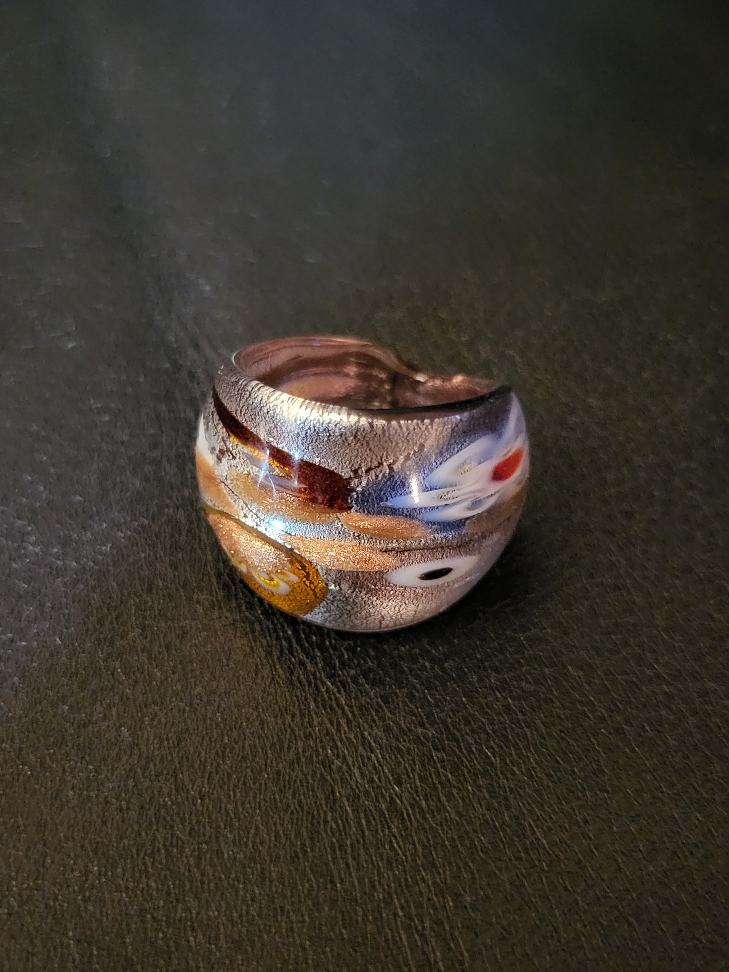 Bague Flora en verre de Murano