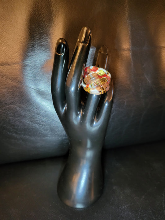 Bague Life en verre de Murano