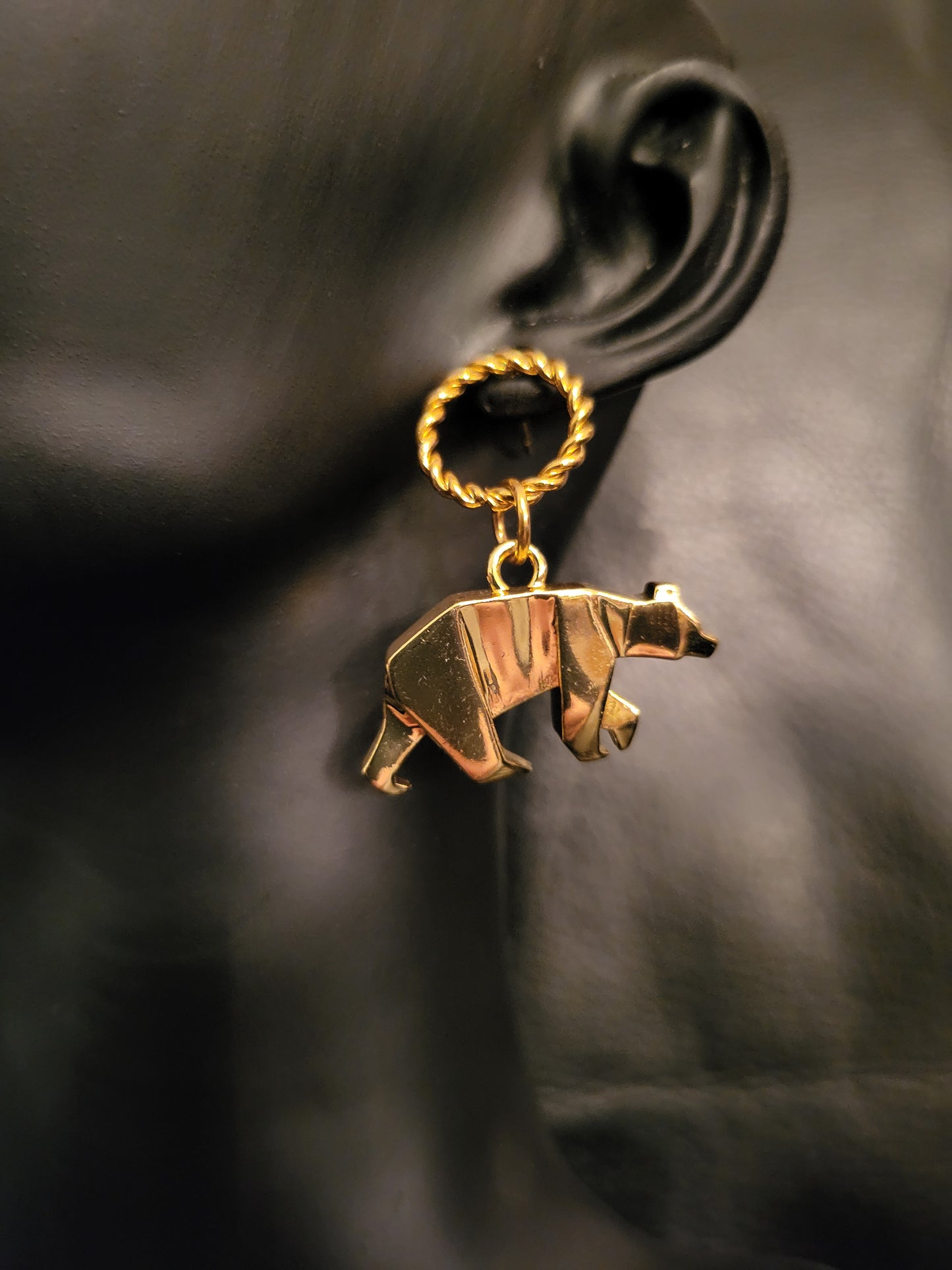 Boucles d'oreilles Bear