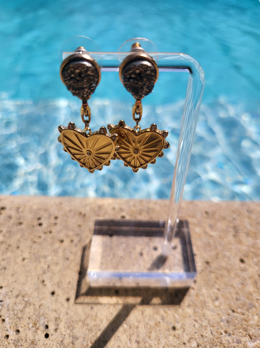 Boucles d'oreilles Pirytia
