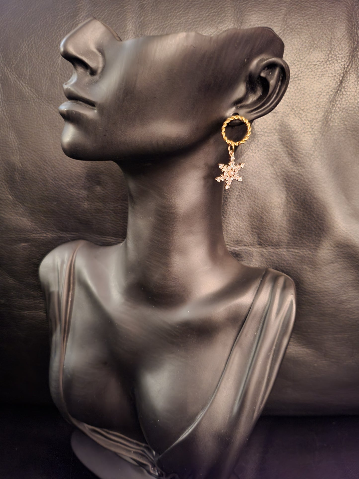 Boucles d'oreilles Snowflakes