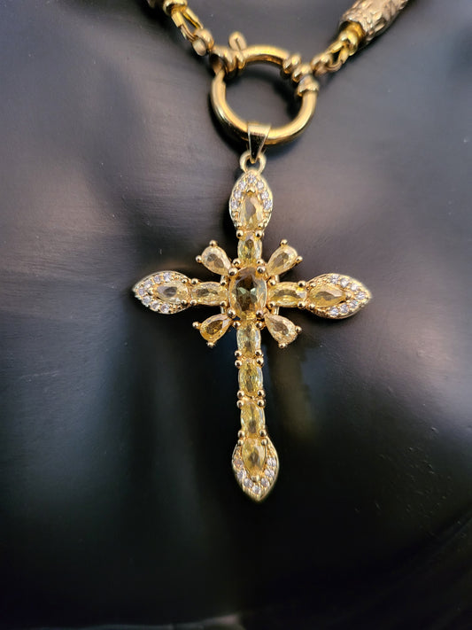 Collier Cross Yellow