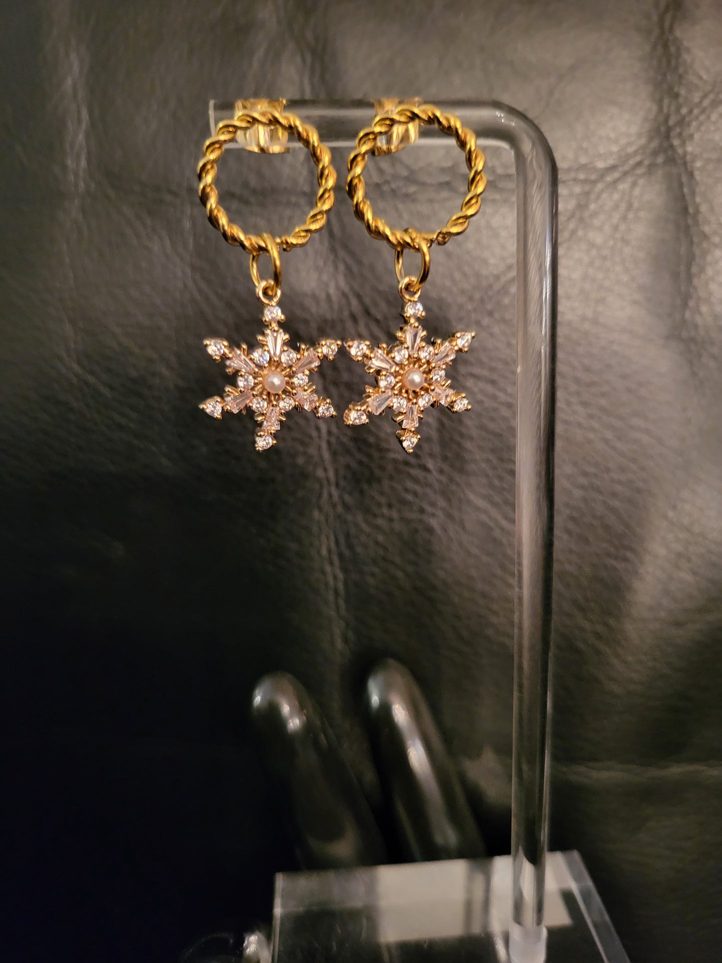 Boucles d'oreilles Snowflakes